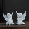 Two Sets of Little Angel Statue Figurines